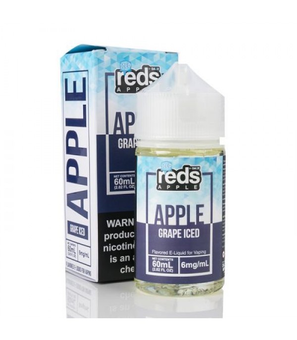 ICED GRAPE - Reds Apple E-Juice - 7 Daze - 60mL