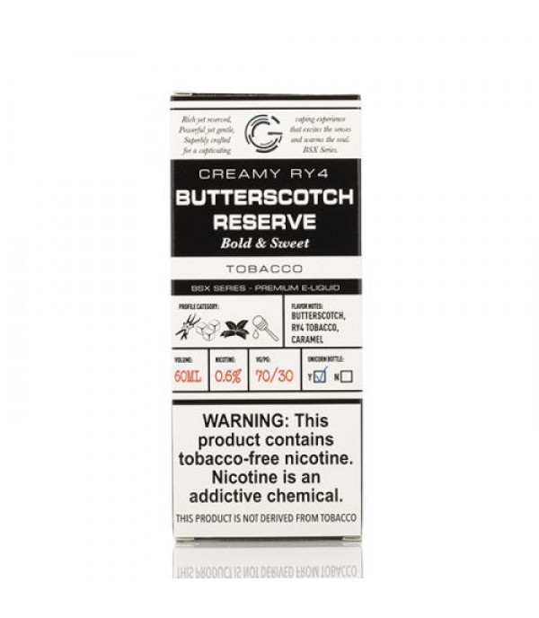 Butterscotch Reserve - Basix Series - Glas E-Liquid - 60mL