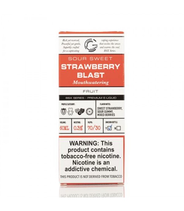 Strawberry Blast - Basix Series - Glas E-Liquid - 60mL