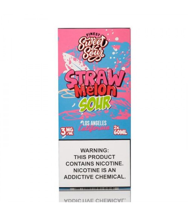 Straw Melon Sour Belts - Finest Sweet & Sour - 120mL