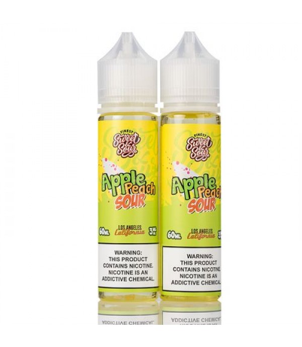 Apple Peach Sour Rings - Finest Sweet & Sour - 120mL