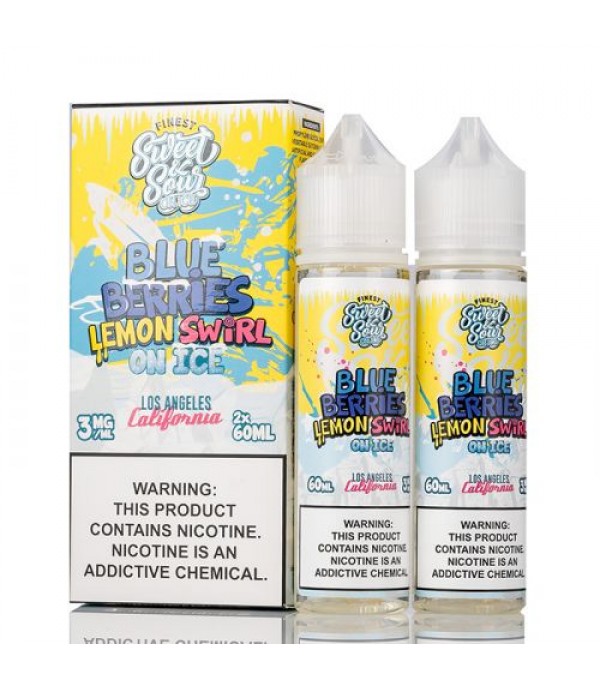 Blue-Berries Lemon Swirl on ICE - Finest Sweet & Sour - 120mL