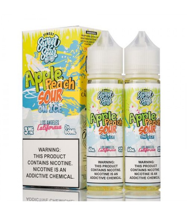 Apple Peach Sour Rings on ICE - Finest Sweet & Sour - 120mL