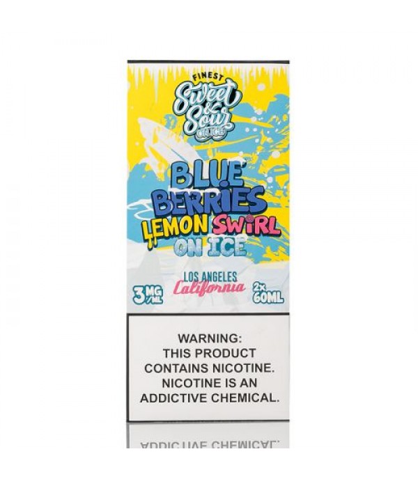 Blue-Berries Lemon Swirl on ICE - Finest Sweet & Sour - 120mL