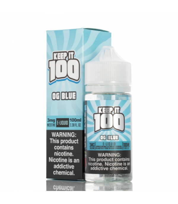 OG Blue - Keep It 100 E-Liquid - 100mL