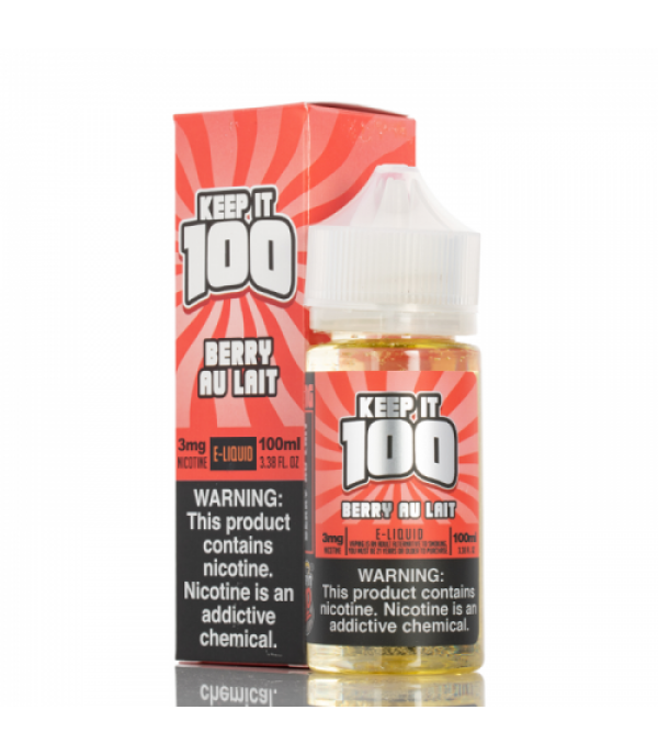 Berry Au Lait - Keep It 100 E-Liquid - 100mL