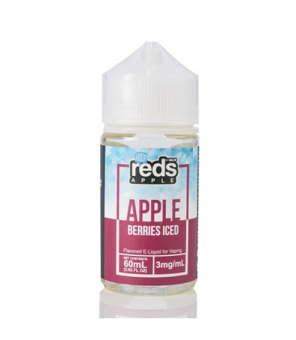 ICED BERRIES - Reds Apple E-Juice - 7 Daze - 60mL