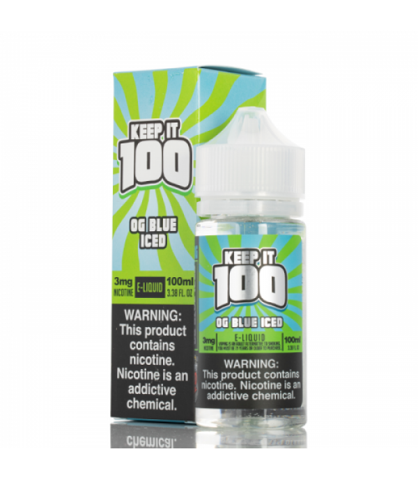 OG Blue ICED - Keep It 100 E-Liquid - 100mL