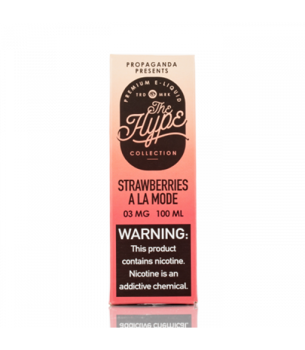 Hype - Strawberries A La Mode - Propaganda E-Liquids - 100mL