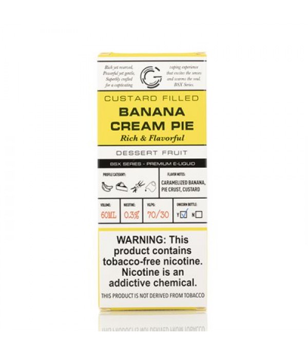 Banana Cream Pie - Basix Series - Glas Vapor E-Liquid - 60mL
