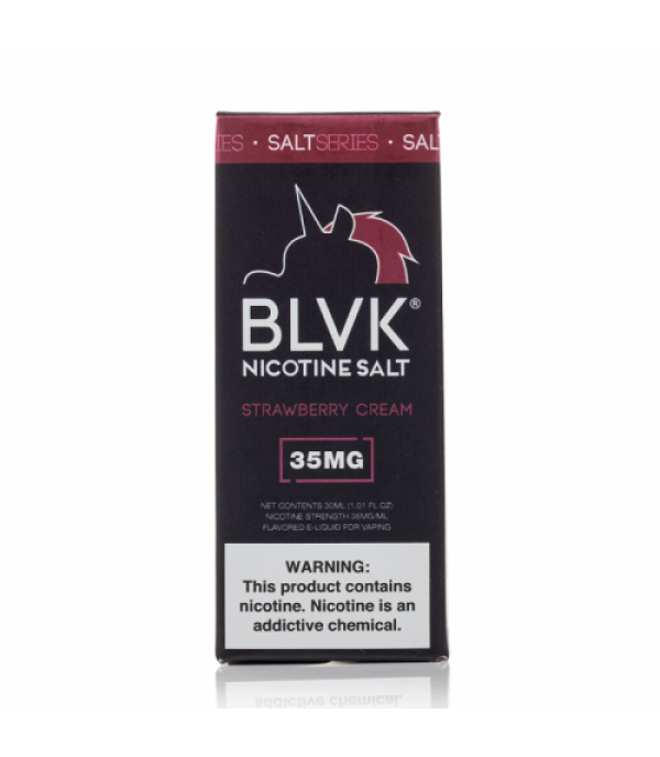 Strawberry Cream Nicotine SALT - BLVK Unicorn - 30mL