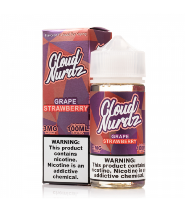 Grape Strawberry - Cloud Nurdz E-Liquid - 100mL