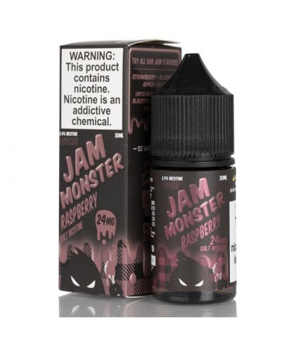 Raspberry - Jam Monster SALTS E-Liquid - 30mL