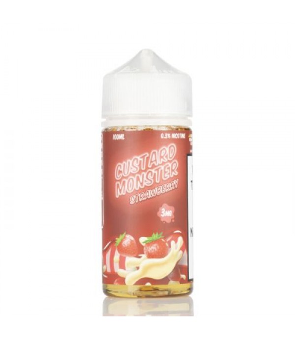 Strawberry Custard - Custard Monster - Jam Monster Liquids - 100mL