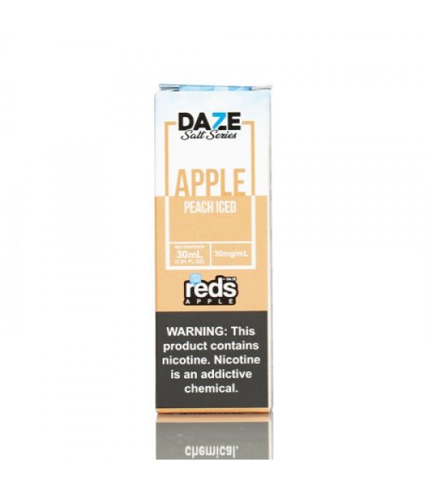 ICED PEACH - Red's Apple E-Juice - 7 DAZE SALT - 30mL