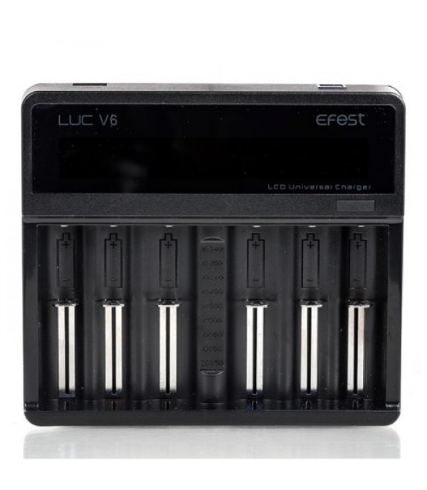 Efest LUC V6 6-Bay LCD Universal Charger