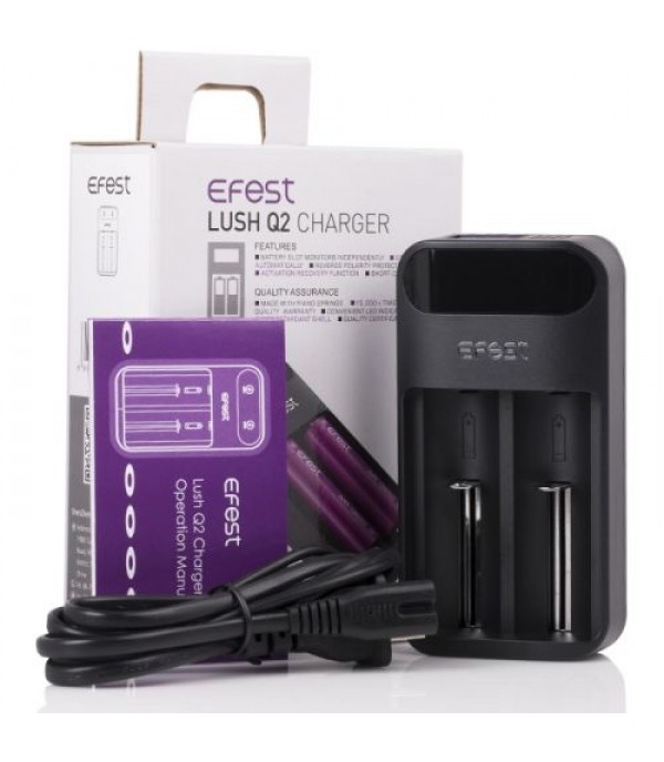Efest LUSH Q2 2-Bay Intelligent LED Battery Charger
