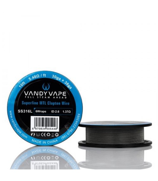 Vandy Vape Superfine MTL Wire SPOOLS - 10 Feet