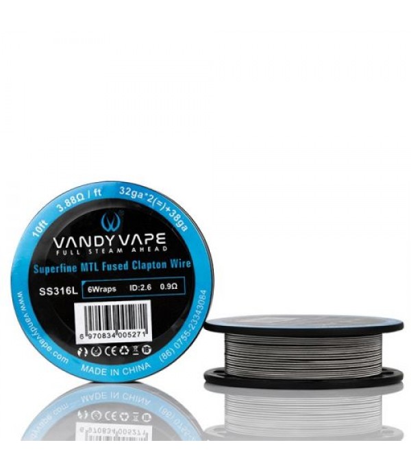 Vandy Vape Superfine MTL Wire SPOOLS - 10 Feet