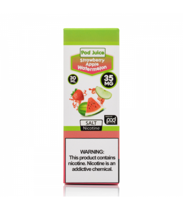 Straw Apple Watermelon - Pod Juice E-Liquid - 30mL